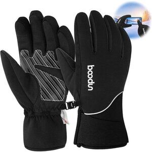 Ski Gloves Men Women,Waterproof Touch Screen Gloves